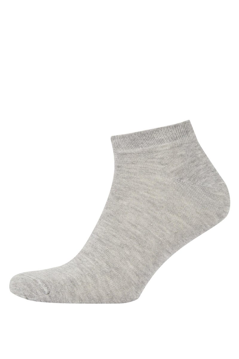 DeFacto Grey Man Defacto Fit Men's Cotton 3 Pack Short Socks Casual - Image 4